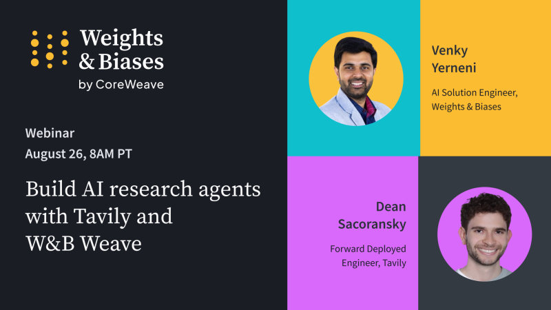 Build AI research with Tavily and W&B Weave