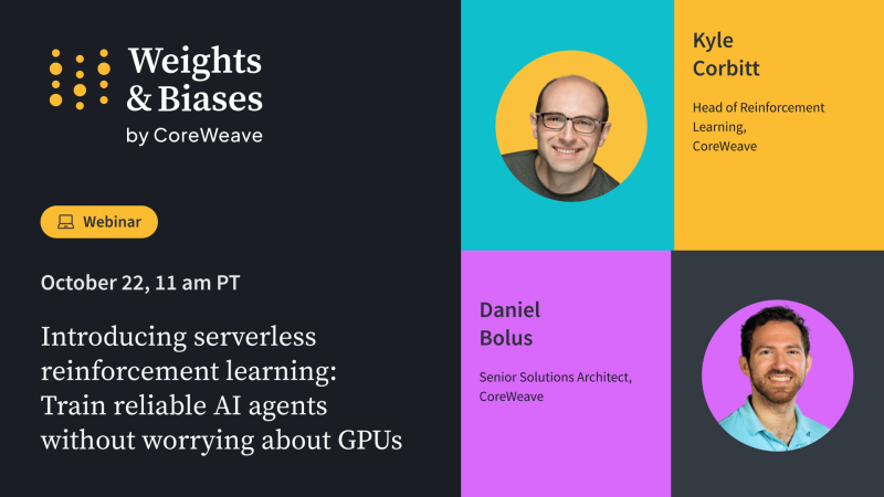 Reinforcement Learning webinar